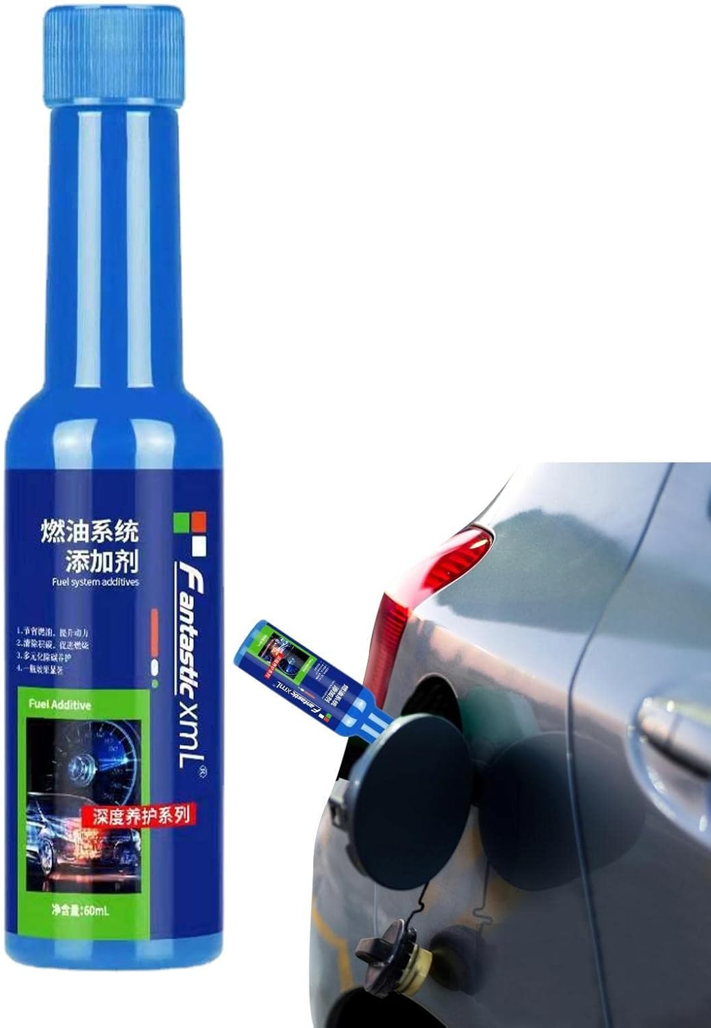 Amazon.co.jp ガソリン添加剤,燃料添加剤ベシクル用 60l 除去カーボンデポジット防食燃料システムクリーナー 燃料