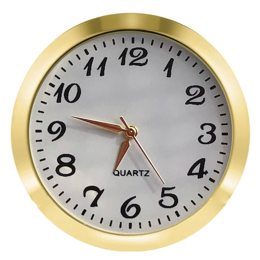 Amazon.co.jp: ミニクロックインサート 45mm ラウンドクォーツ