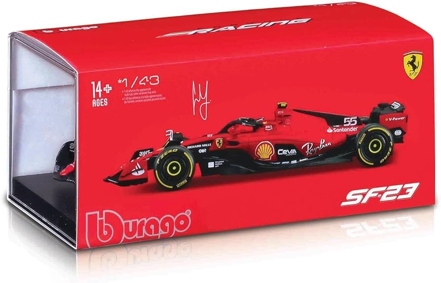 Burago Ferrari Racing ミニカー 1/10 1/13 1/18 BBurago 2024 Ferrari 499P #83 4th WEC Qatar Ferrari