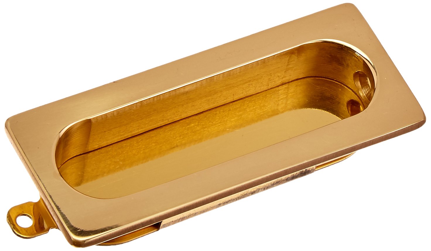 Ultra Hardware 60015 Finger 3-1/8" Solid Brass Pull