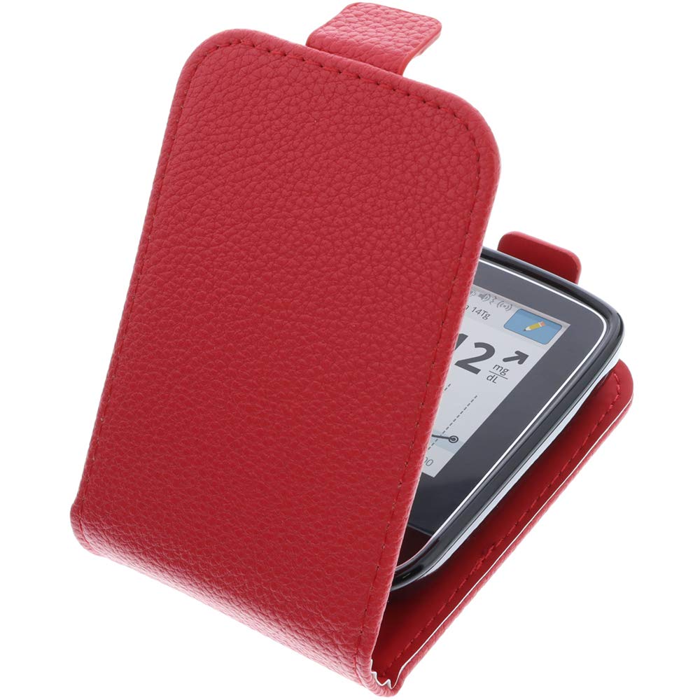 foto-kontorCase compatible with Abbott Freestyle Libre 1 Flip Style red protection