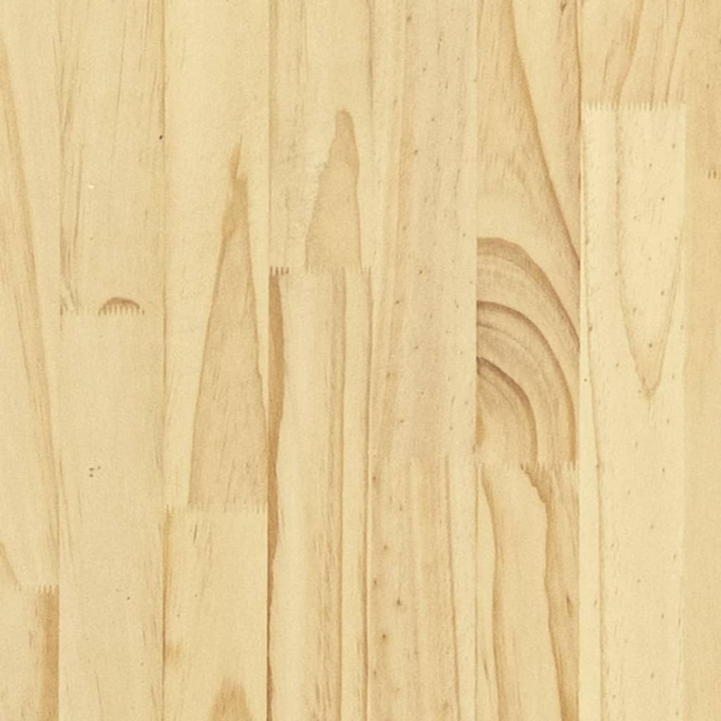Mesa de centro 75 x 50 x 33,5 cm madera maciza de pino, moderna mesa auxiliar con estante, muebles de salón robustos para aperitivos, bebidas, decoración