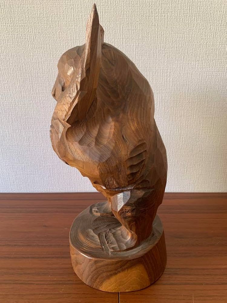 Amazon.co.jp: 木彫り熊 立ち熊 東栄民芸社 民藝 エンジュ