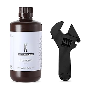 RESIONE Tough 3D Printer Resin, Not Brittle ABS Like Tough & Rigid 3D Resin for LCD 3D Printing UV 405nm (K 1000g)