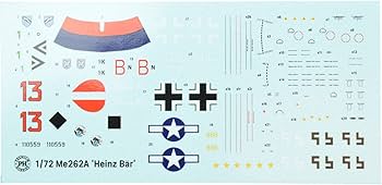 Amazon.com: Premium Hobbies Me262A Heinz Bar 1:72 Plastic Model