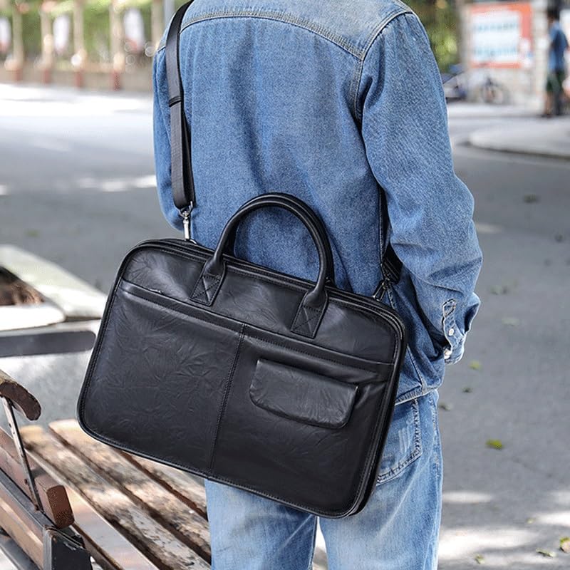 JSEIAJB Computer Handbag Large Capacity Business Briefcase File Commuting Bag3