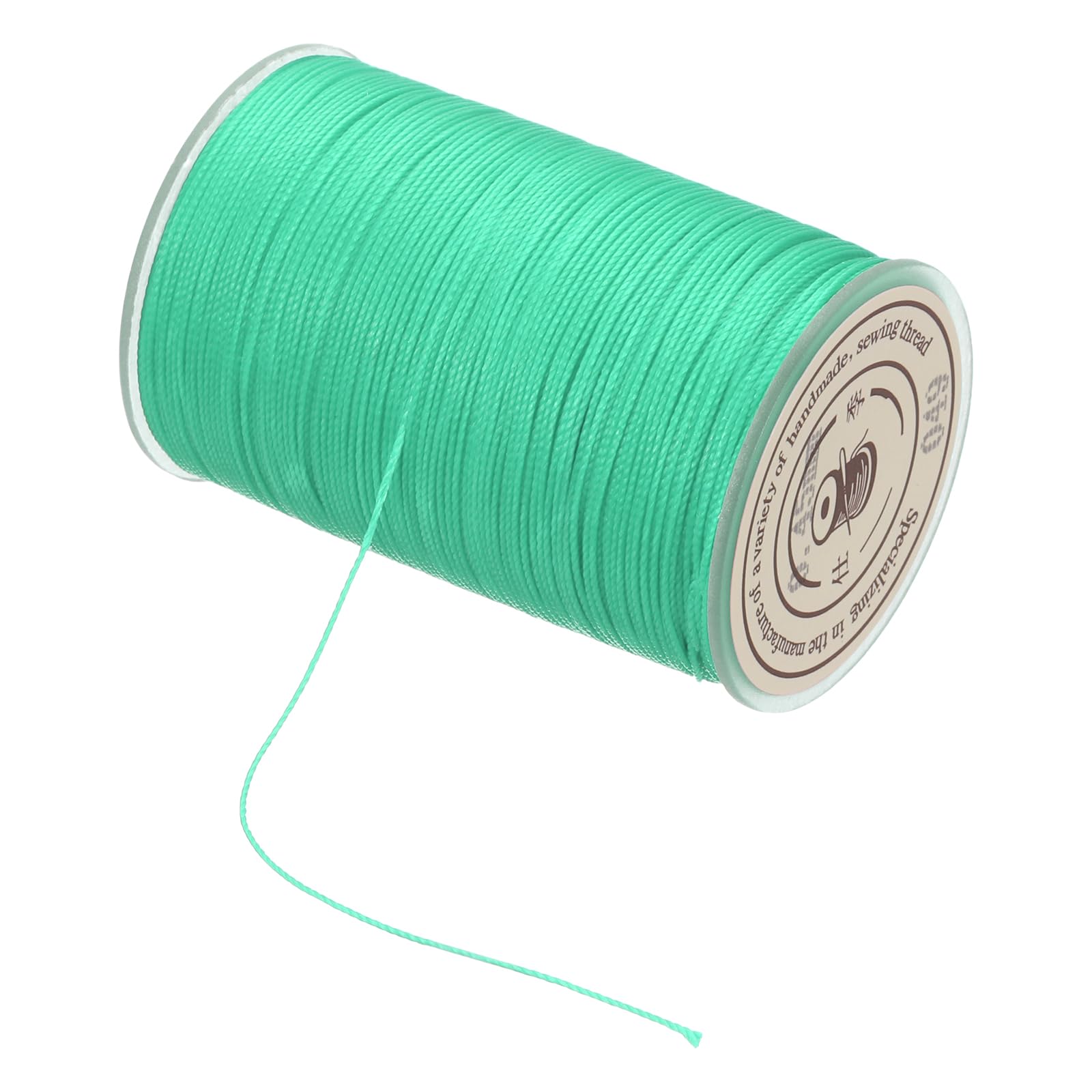 sourcing map Waxed Cord 0.45mm Waxed Thread 87 Yard Wax String Leather Cord for Bracelet Making, Necklaces, Beading, Jewelry Making and DIY Crafts (Lake Green)