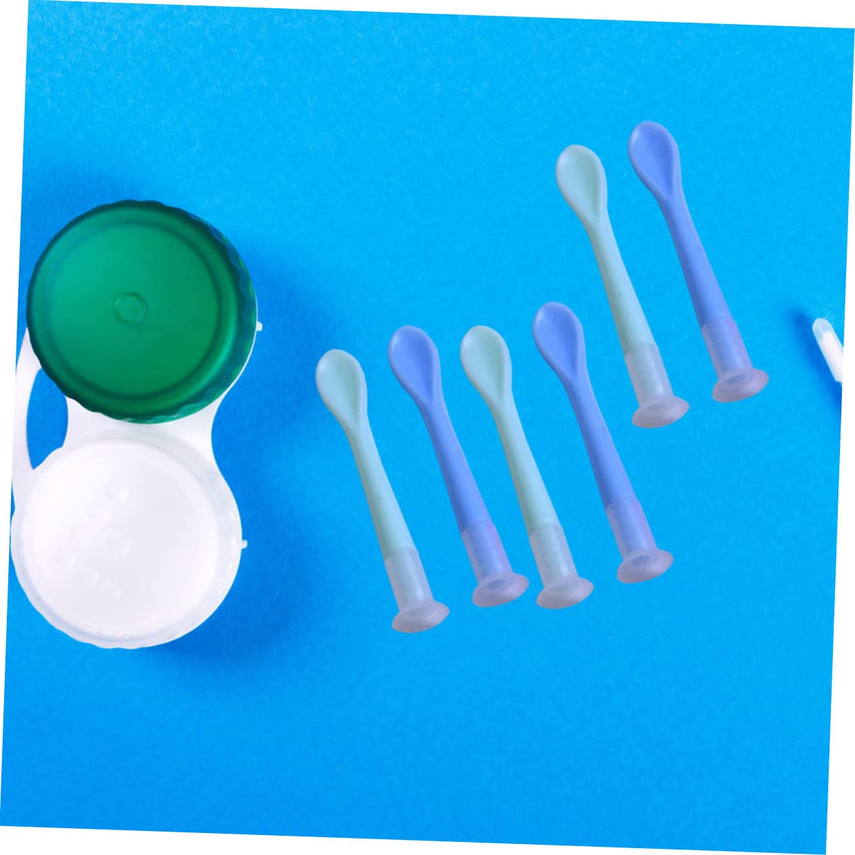 Healeved 500piezas Palitos De Succión Para Lentes De Contacto Reutilizables Aplicadores Convenientes Para Uso Doméstico y Viajes Accesorios Prácticos Para Lentes