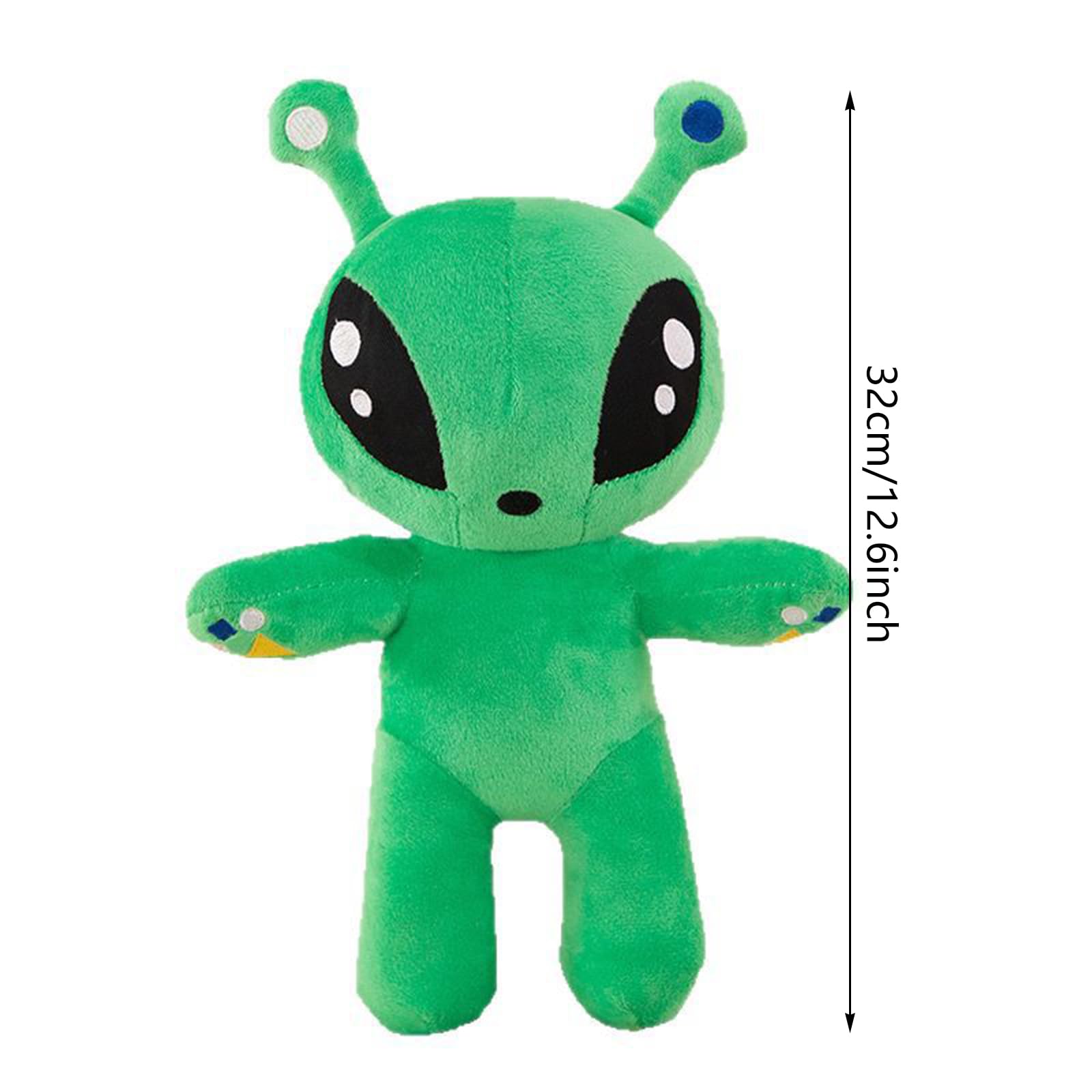 Plush, Plush, Alien Toys, Green Space Alien Plush Doll, Cute Ali-En Stuffed Animal Toy, Soft Ali-En Creature Pillow Figure - Image 2