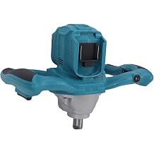 CCYLEZ 100-800RPM 6 Speed Adjustable Cordless Ice Auger Electric Post Hole Digger 1200N.m Torque Power Head for Battery BL18 Series, Ergonomic Handle Reversible Design for Ice, Earth,