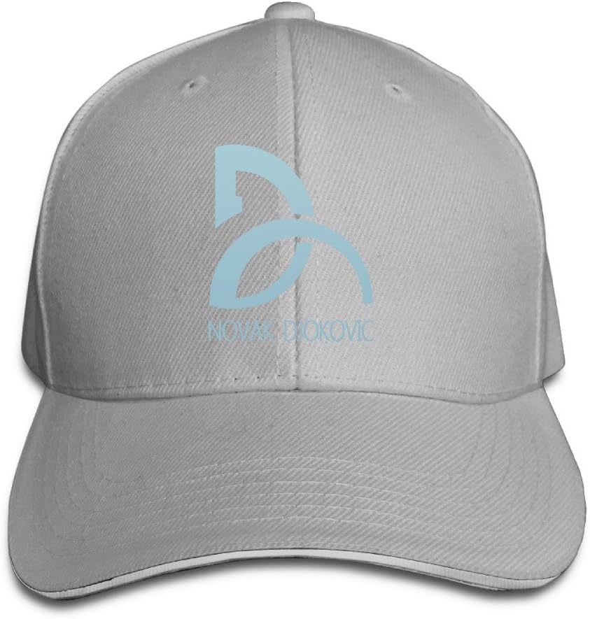 MASTER Novak Djokovic Tennis Players Snapback Hats / Baseball Hats / Peaked Cap - Grey -