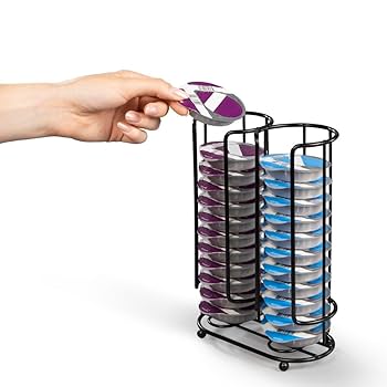 Anadea Coffee Capsule Holder, Compatible With Tassimo Capsules  52pcs Rotating Coffee Pod Stand Uade4221