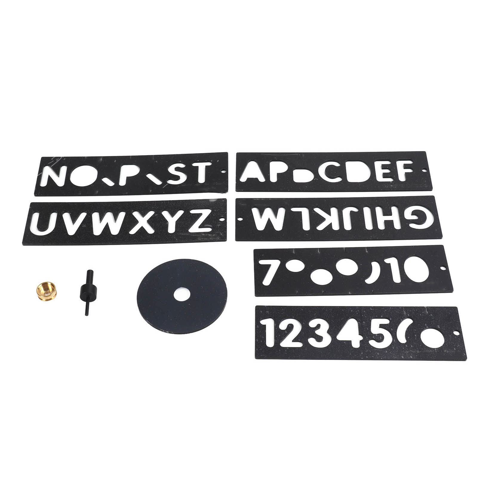 Engraving Template, Laser Cut Built in Spacing Sign Making Kit for Billboard-image-22