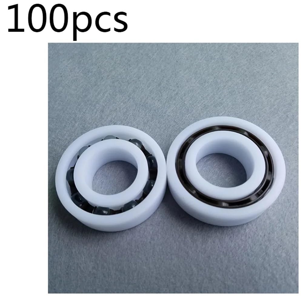 Cuscinetti a sfera 100 pezzi Cuscinetti in plastica POM 674 675 676 677 678 679 Cuscinetti in nylon Isolamento antiruggine Cuscinetti per skateboard(679 9x14x3)