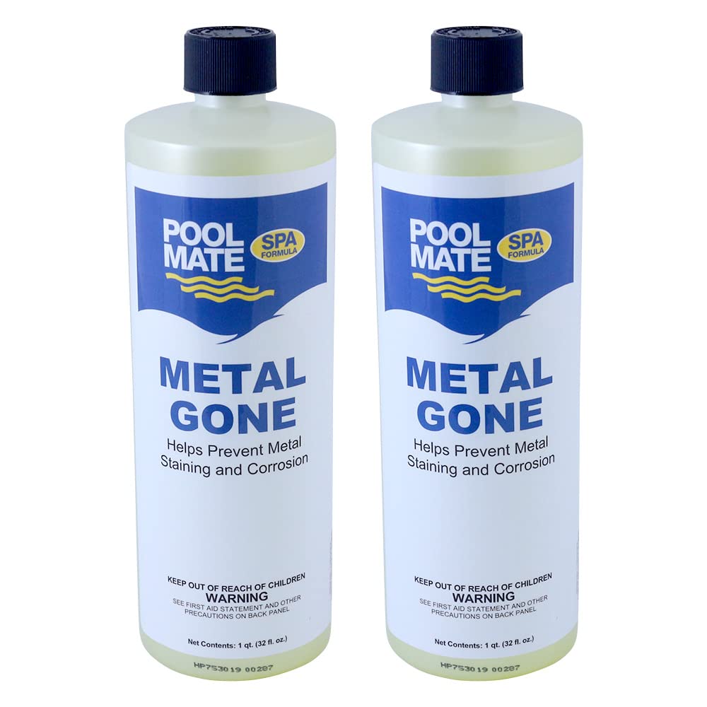 Pool Mate 1-2502SPA-02 Metal Stain Remover for Spas and Hot Tubs, 1 Quart, 2 Pack-picture-22