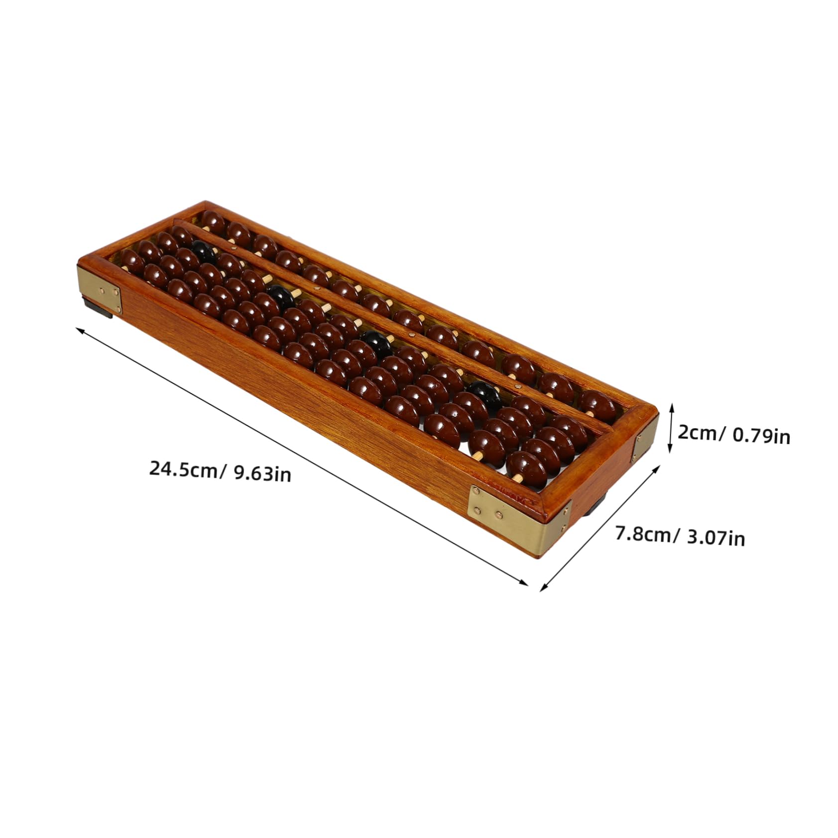 SUPVOX Retro 13-Column Chinese Abacus Portable Counting Tool for Kids and Adults Learning Arithmetic and Calculating - Image 2