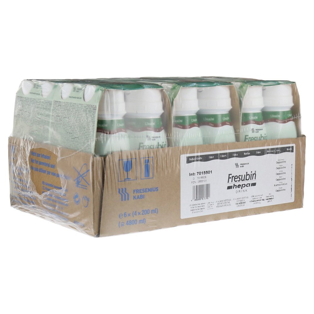 Fresubin HEPA Drink Cappuccino, 6X4X200 ml