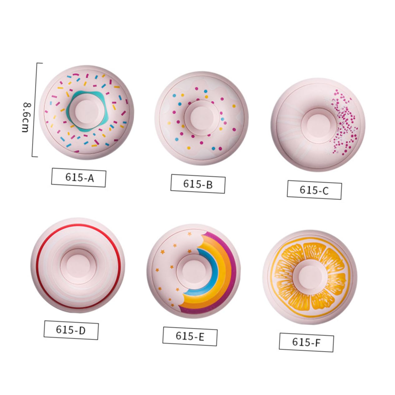 POPETPOP 2Sets Rechargeable Portable Hand Warmers Sweet Donut Design Lightweight Quick Heating Hand Warmers for Outdoor Activities Present for Winter Adventures