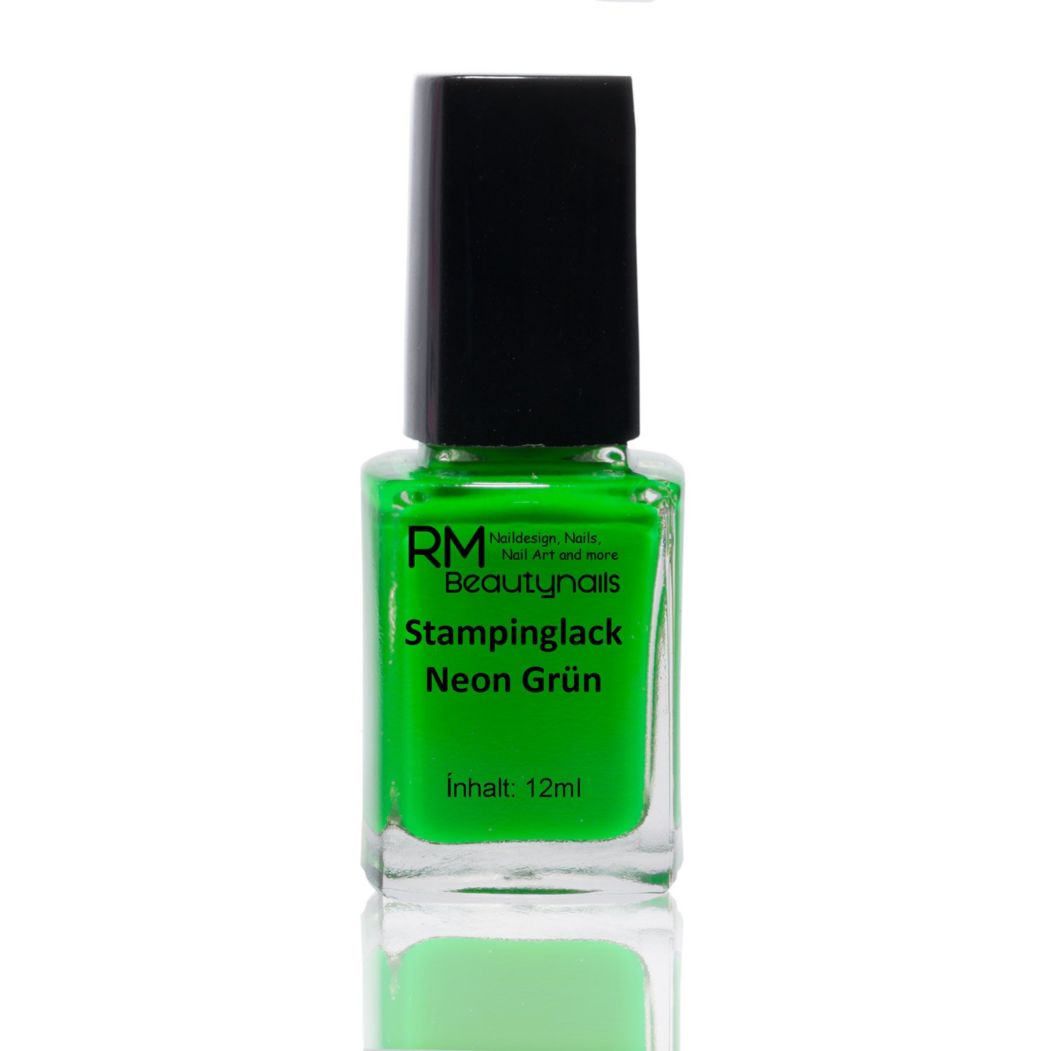RM BeautynailsStamping Nail Polish Neon Green 12 ml