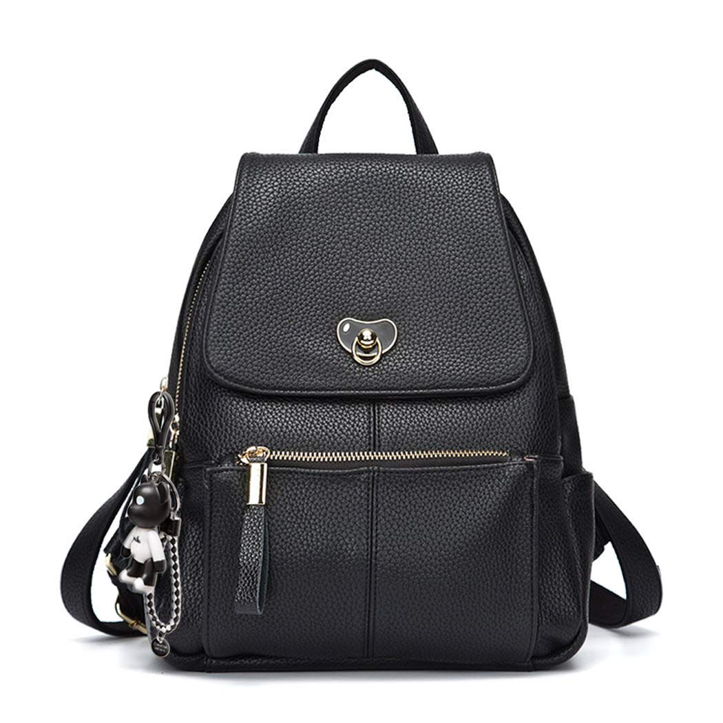 BUKESIYI Mujer Bolsos Mochila Niña Vestir Antirobo Pequeña Casual Bandolera Portatil PU Cuero Piel ES78300