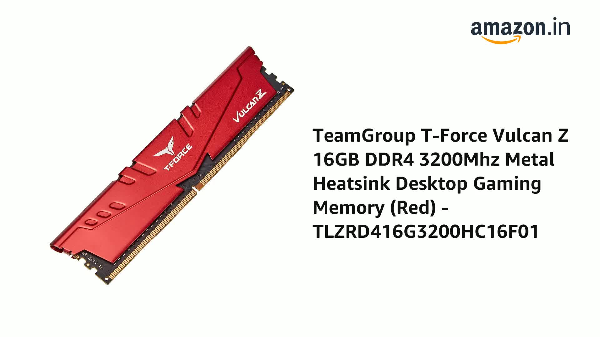 Amazon.in: Buy TeamGroup T-Force Vulcan Z 16GB 3200MHz DDR4