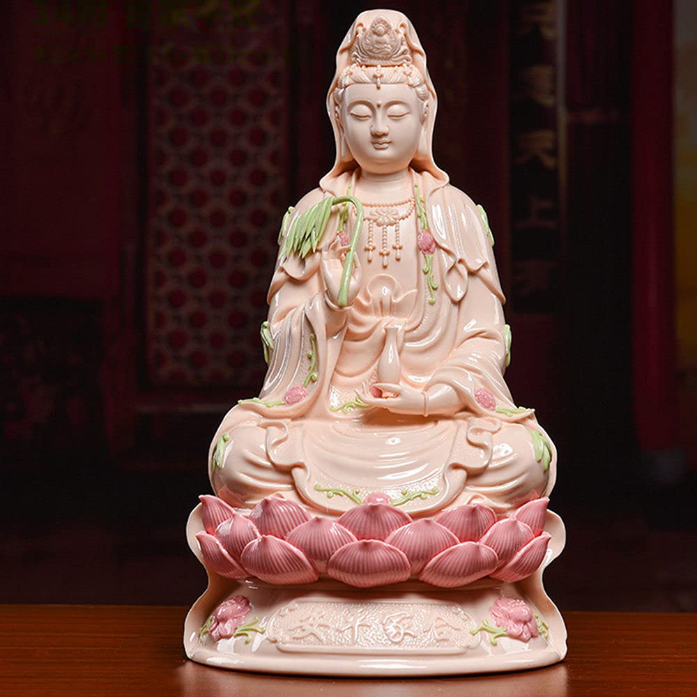 ♥値下げ！珍品　硝石製　観音像　３５９ｇ　観音様　観音菩薩　仏像　骨董　水晶風 珍品 硝石製 観音像 359g 観音様 観音菩薩 仏像 骨董 古玩