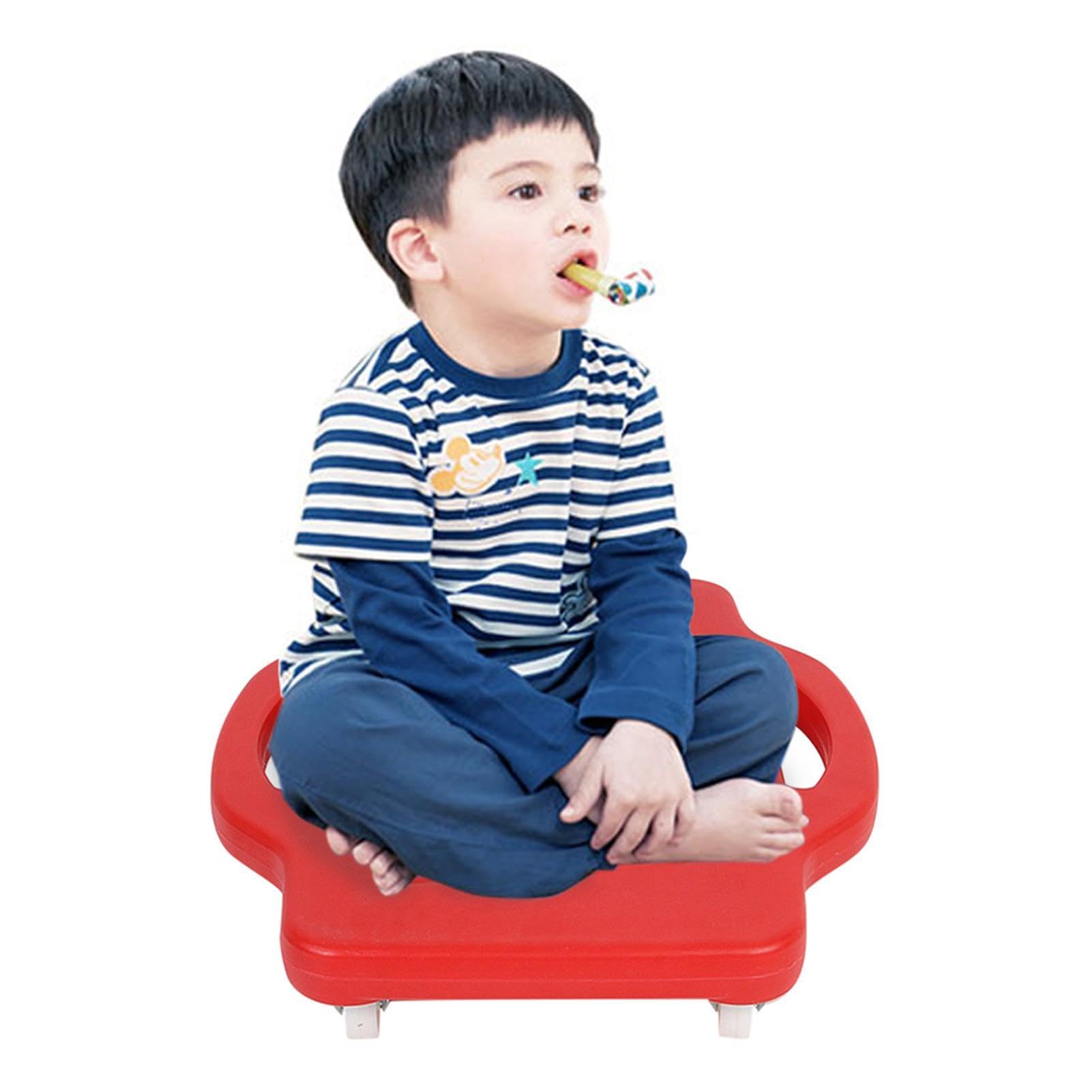 Monopattino da palestra per bambini, Balance Board con maniglie, per | fitness indoor outdoor | Giocattolo scorrevole per allenamento sensoriale per ragazzi, ragazze, educazione fisica, attività