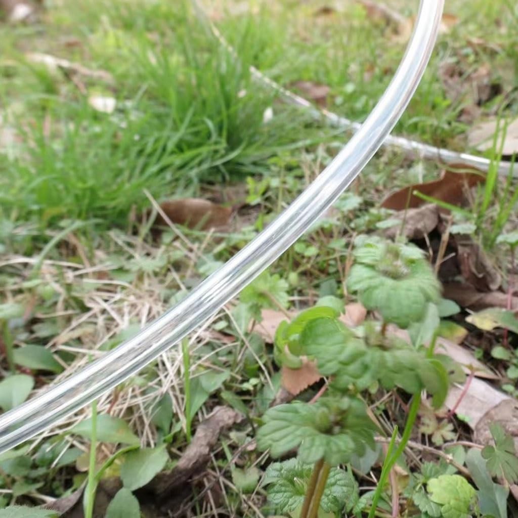 4/7mm Transparent PVC Garden Hose Tubing - 1/4 Inch Lightweight Irrigation Tubing, Heat Cold Resistant, Flexible Water Pipe for Outdoor Use(20M)