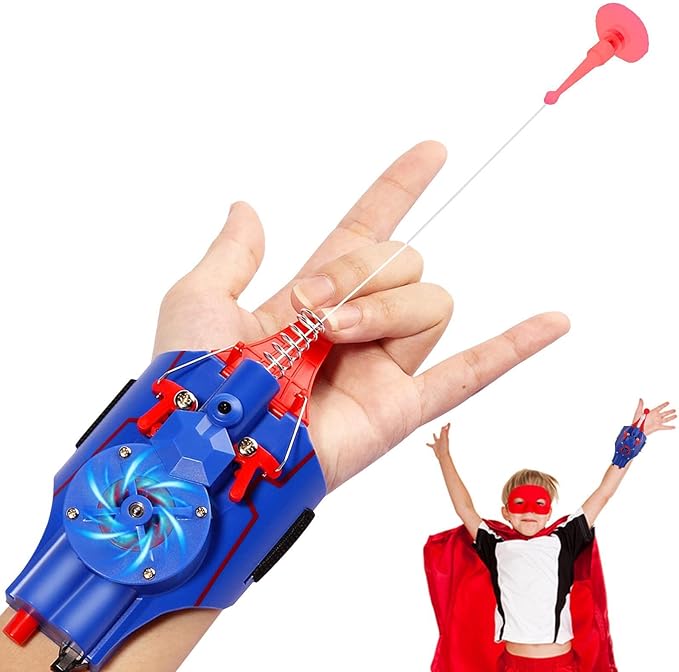 Amazon.co.jp ウェブシューター、スパイダーマン 糸が出る玩具、スパイダーウェブシューターのおもちゃ スパイダーマン ウェブシューター 子供用手首のおもちゃ 電動リールイン Amazon.co.jp ウェブシューター、スパイダーマン 糸が出る玩具、スパイダーウェブシューターのおもちゃ スパイダーマン ウェブシューター 子供用手首のおもちゃ 電動リールイン