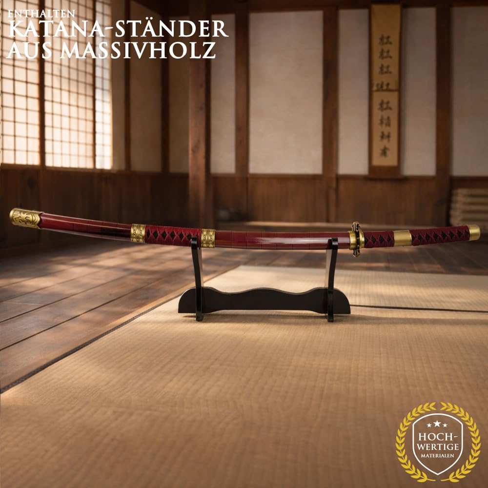 One Piece - Schwert, Lichtschwert, Laserschwert, Lightsaber, Katana LED, Samurai Sword mit LED Klinge mit Scheide, Animefans, Anime Cosplays, für Erwachsene und Kinder