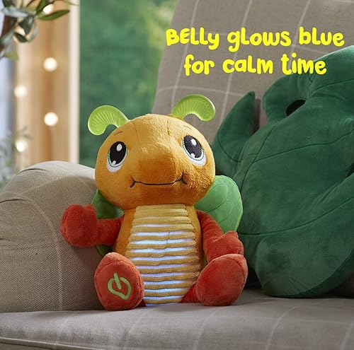 Miniatura 7 de Playskool Glo Friends - Wigglebug Wiggle, Hop, Stop! - Peluche suave interactivo con 4 modos - Juegos, cuentos, juego gratis y hora de acostarse -