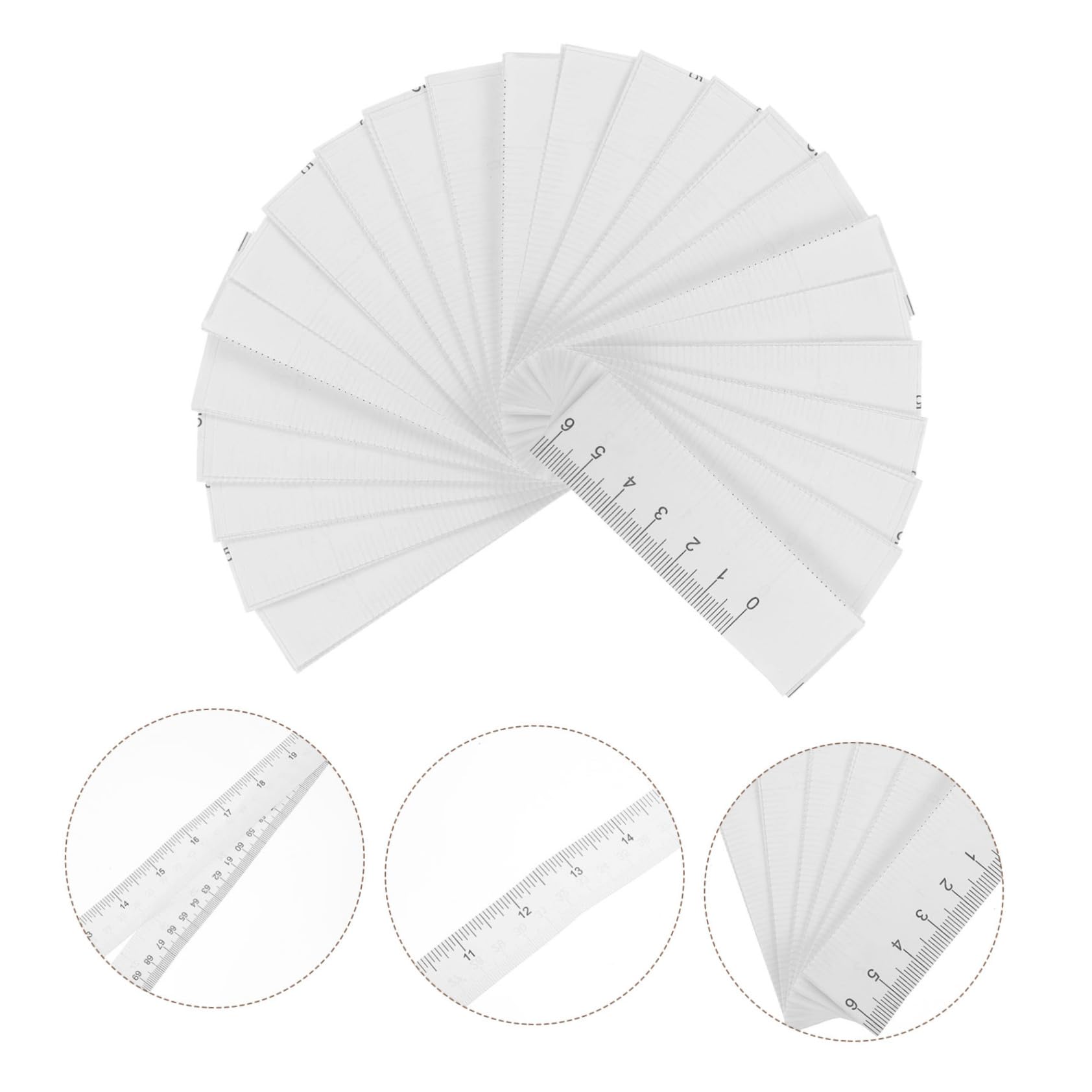 Hemobllo 1500piezas Cinta Métrica Reutilizable De Papel Regla De Medición Para Heridas y Cuerpos Flexible y Para Hospitales y Uso Infantil