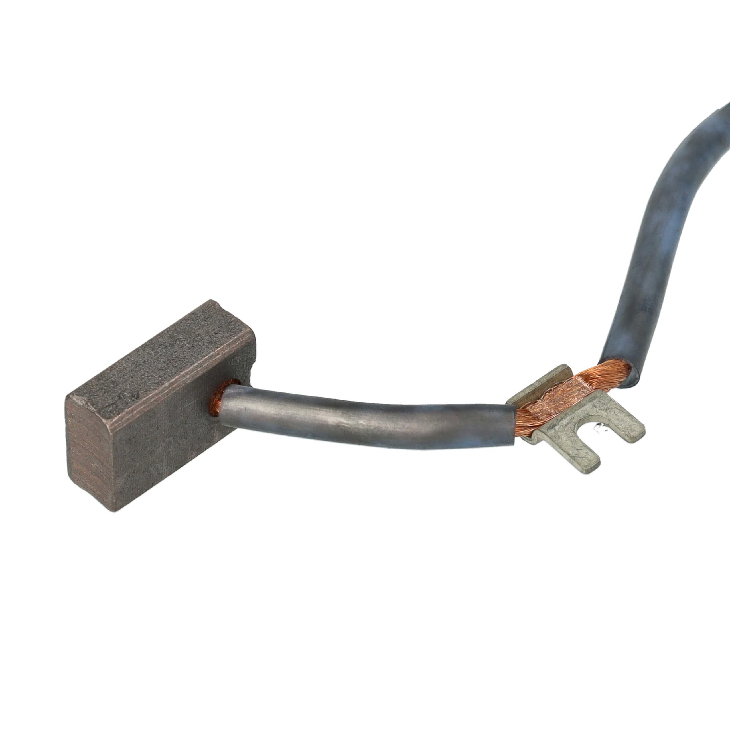 vhbw 4x Spazzola di carbone 19 x 12,45 x 7 mm compatibile con Zepro sponda idraulica