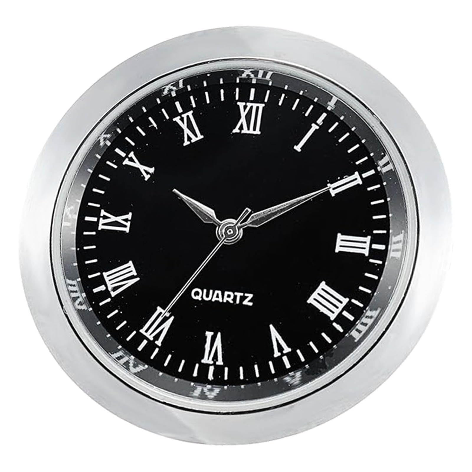 NEWFT 36mm Round Circular Inlaid Watch Head with Roman Numerals for Crafting and Repairing Inlaid Watch Head