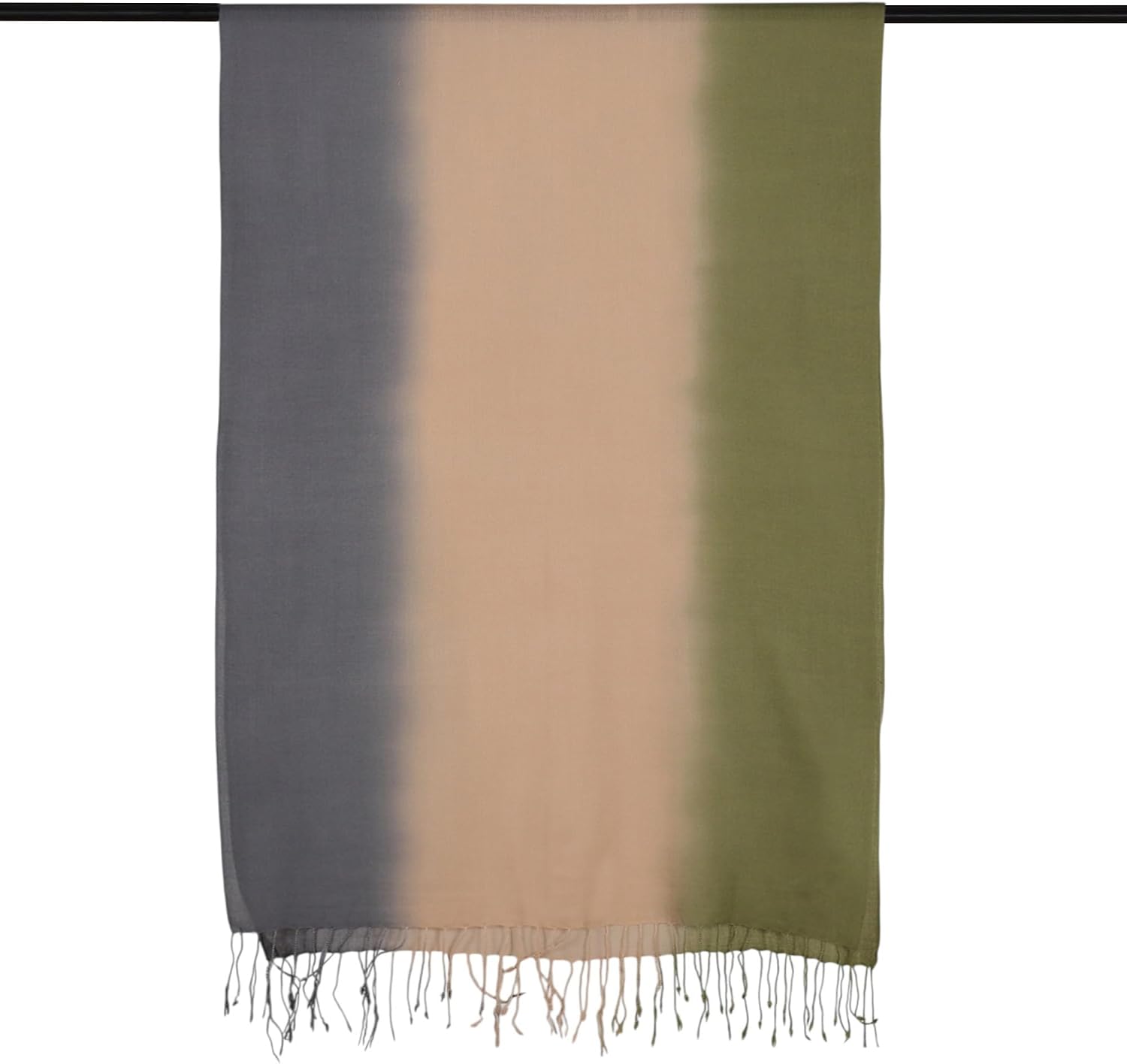 NOVICA Wool shawl, 'Spring Green Dame'