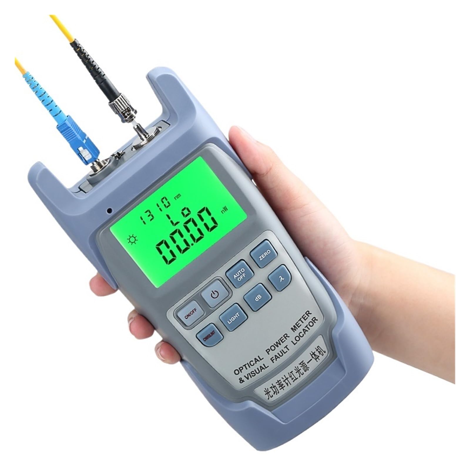 Cfwwsaq 9A 1Mw Fiber Tester, All-In-One Optical Power Meter With Visual Fault Locator Optical Fiber Tester 5Km 10Km 20Km 30Km 1/10/20/30Mw(9A 1Mw)