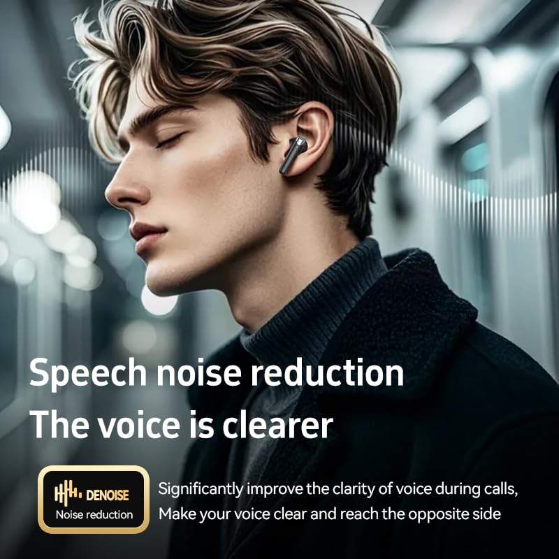 Image of Language Translator Earbuds, 3-in-1 AI Translation Earbuds Real-time Language Translating Earphones with 144-language & Accents, Two-Way TWS Earbuds Long Battery Life for Travel and Learning - Black