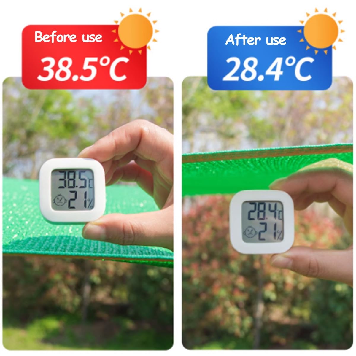 90 % Schattentuch für Pflanzen, UV-Schutz, Netzplane mit verstärkten Ösen, atmungsaktives Sonnenschutznetz für Gewächshaus, Terrasse und Garten, Outdoor-Abdeckung für Gemüse und Blumen (5 x 7 m)