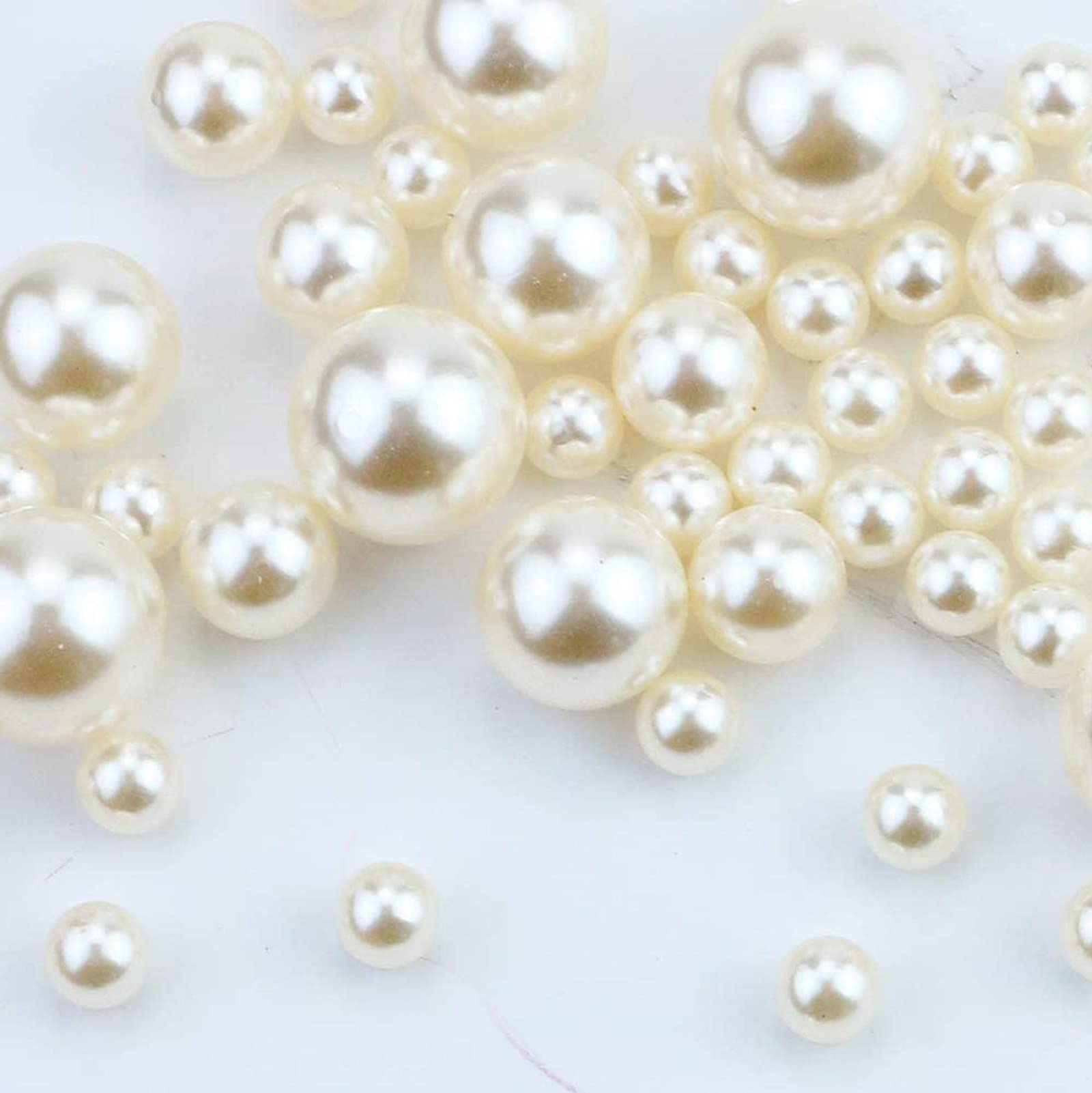 1150 Pièces Perles Rondes En Satin, Perle Nacre, Imitation | FindTheDeal
