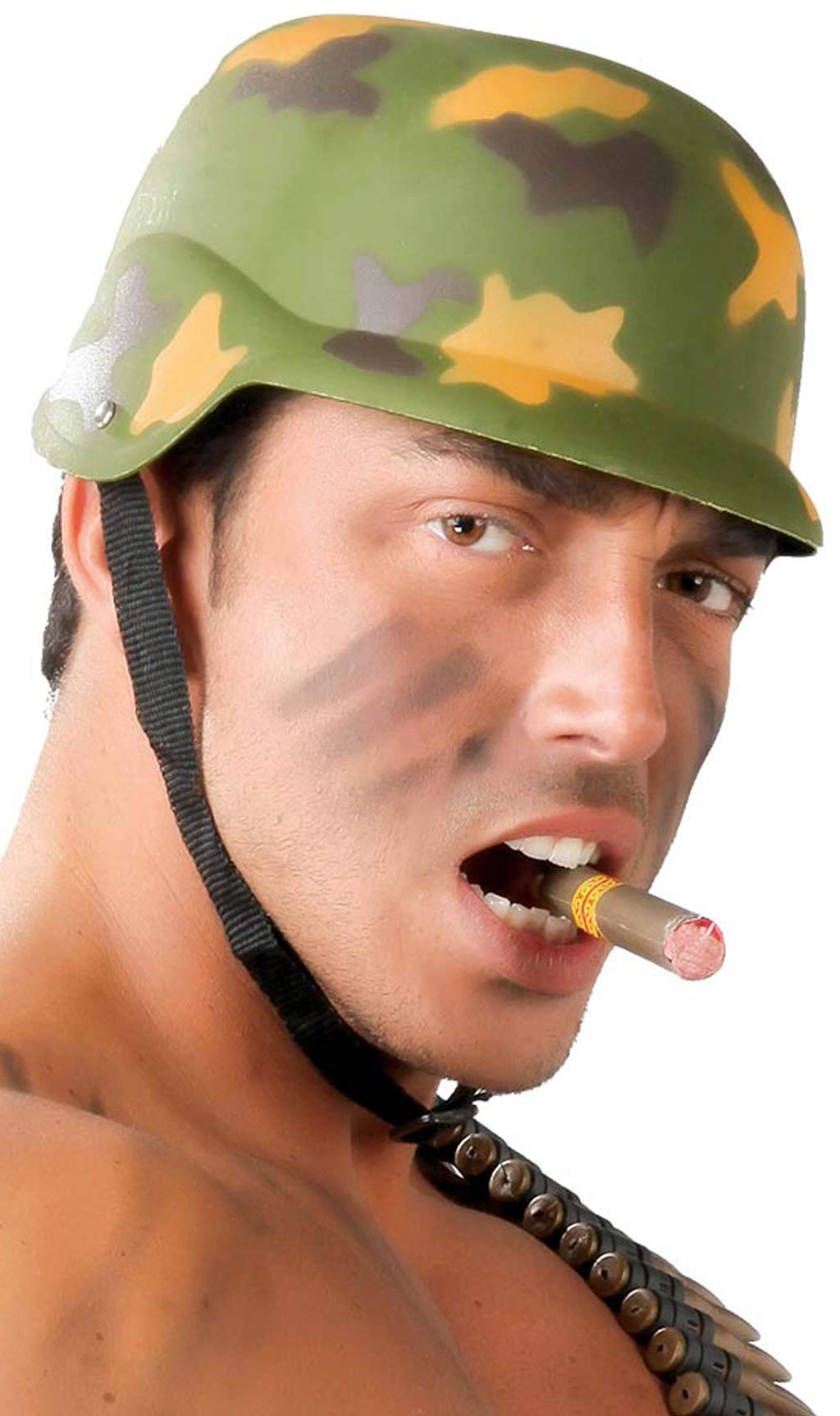 Casque Motocross Broken Head Camouflage Vert - ECE 22.05 - Double Boucle, 8 Entrées D'air