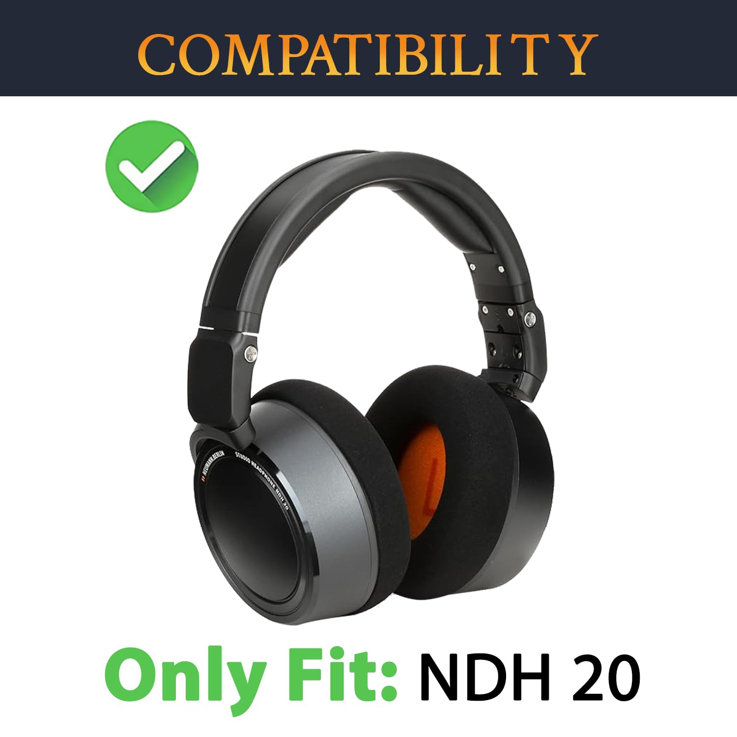 NEUMANNノイマン NDH20 イヤーパッド交換済み Amazon.com: SOULWIT Professional Nano Cloth Replacement