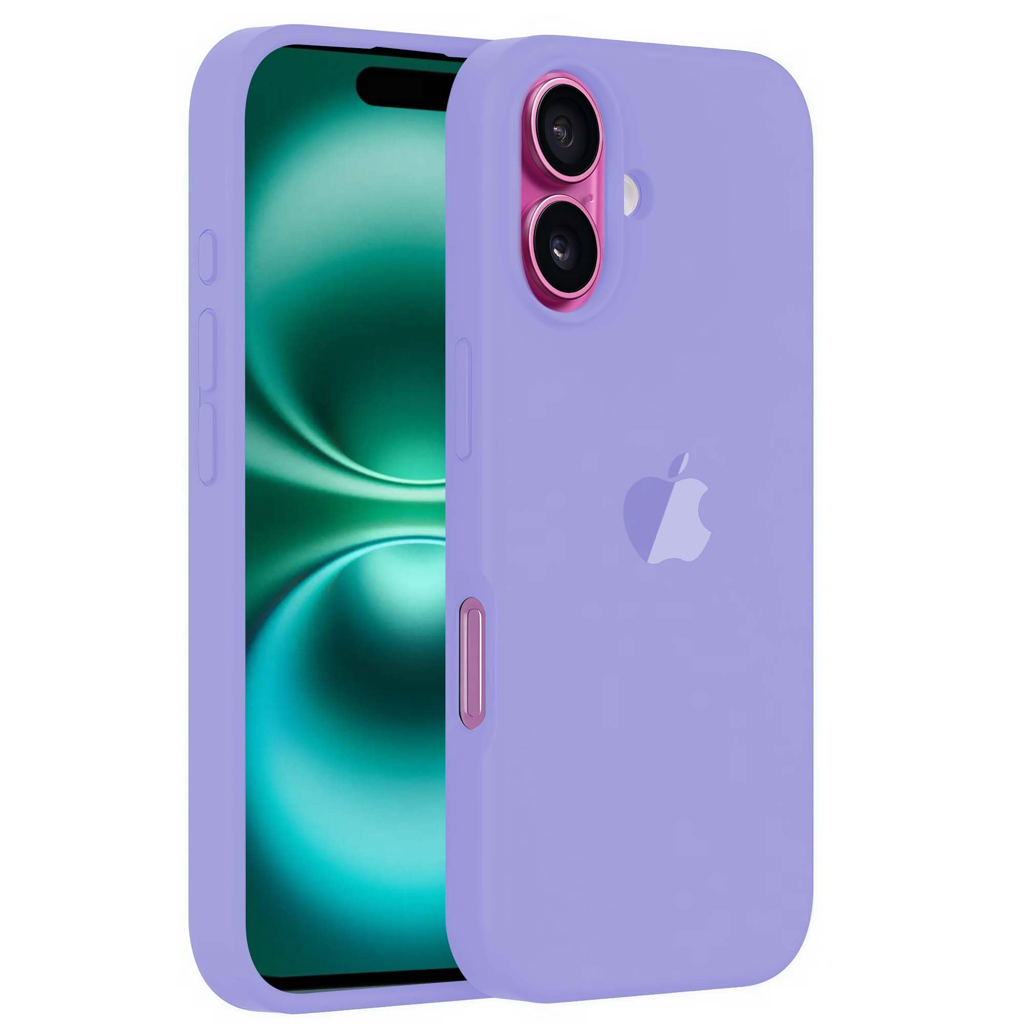 GADVIK Liquid Silicone Back Cover Compatible with iPhone 16,Premium 4-Layer Design,Shockproof Full-Body Protection,Slim & Easy-to-Clean,Comfortable Grip,Precise Cutouts (Blue Bell)