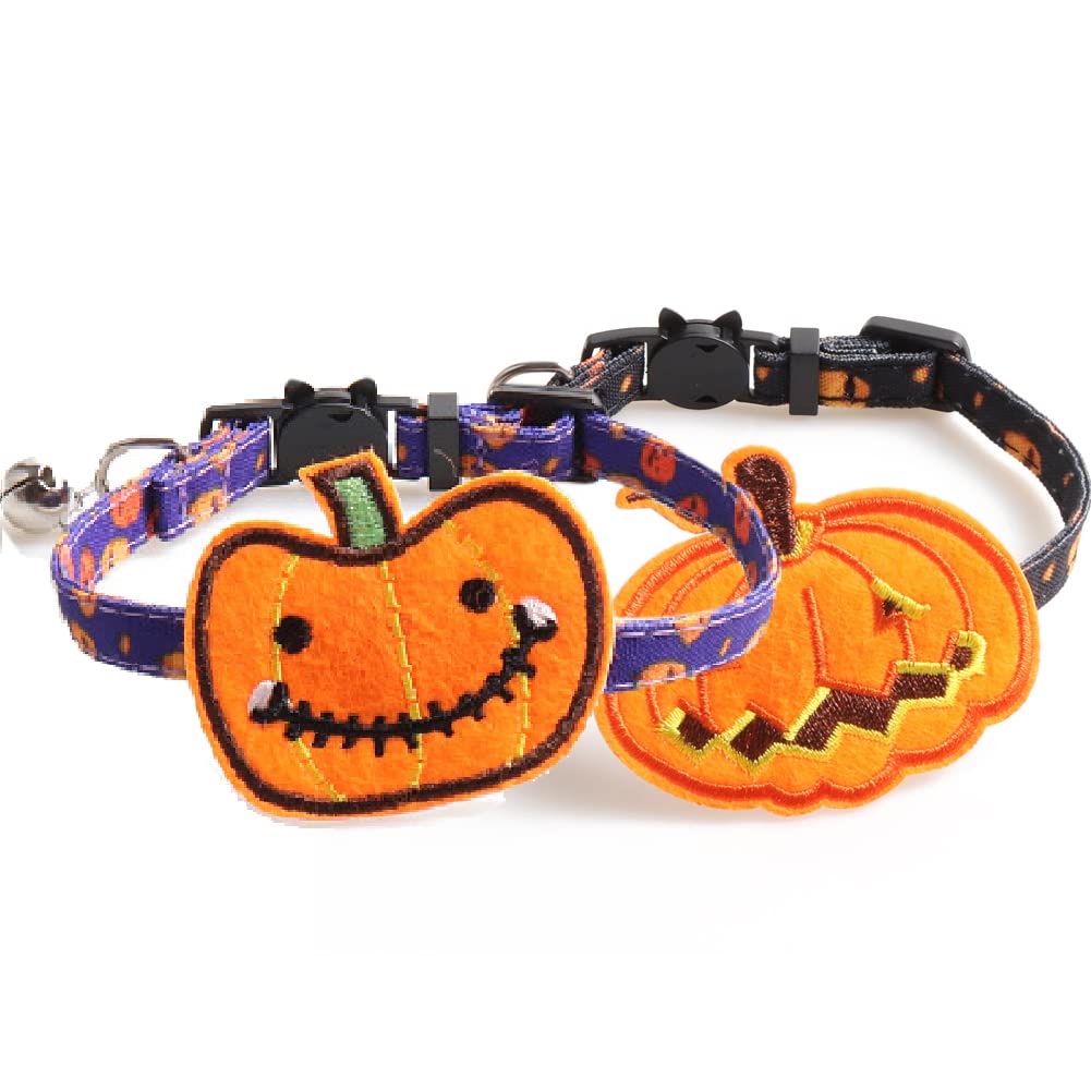 Amazon | 猫首輪 2個セット猫用 首輪 子犬 リボン付き 鈴付き 調整可能