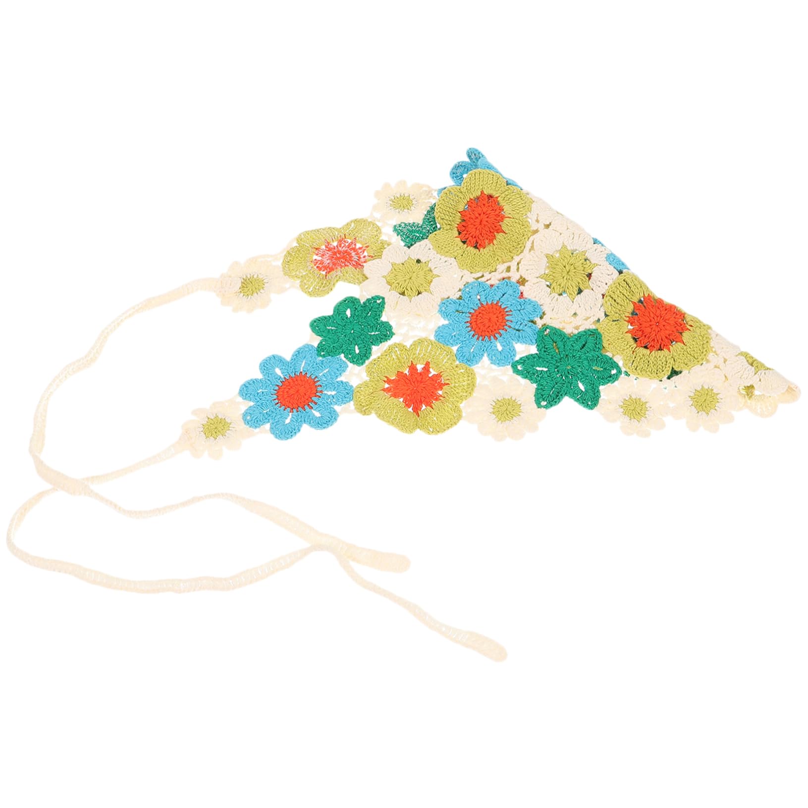 ifundom 3piezas Pañuelo De Ganchillo Para Mujer Diseño Floral Accesorio De Cabello Ligero Para Ocasiones Especiales y Uso Diario