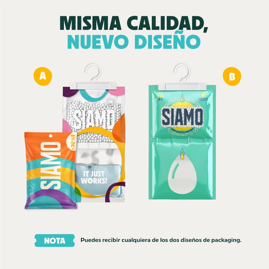 Pack x 5 Bolsas Antihumedad Deshumidificador Percha Colgante Para Armarios Garage Trasteros Autocaravanas #1 En Deshumidificadores Absorbentes De Humedad.Alta Absorción Elimina Humedad y Malos Olores