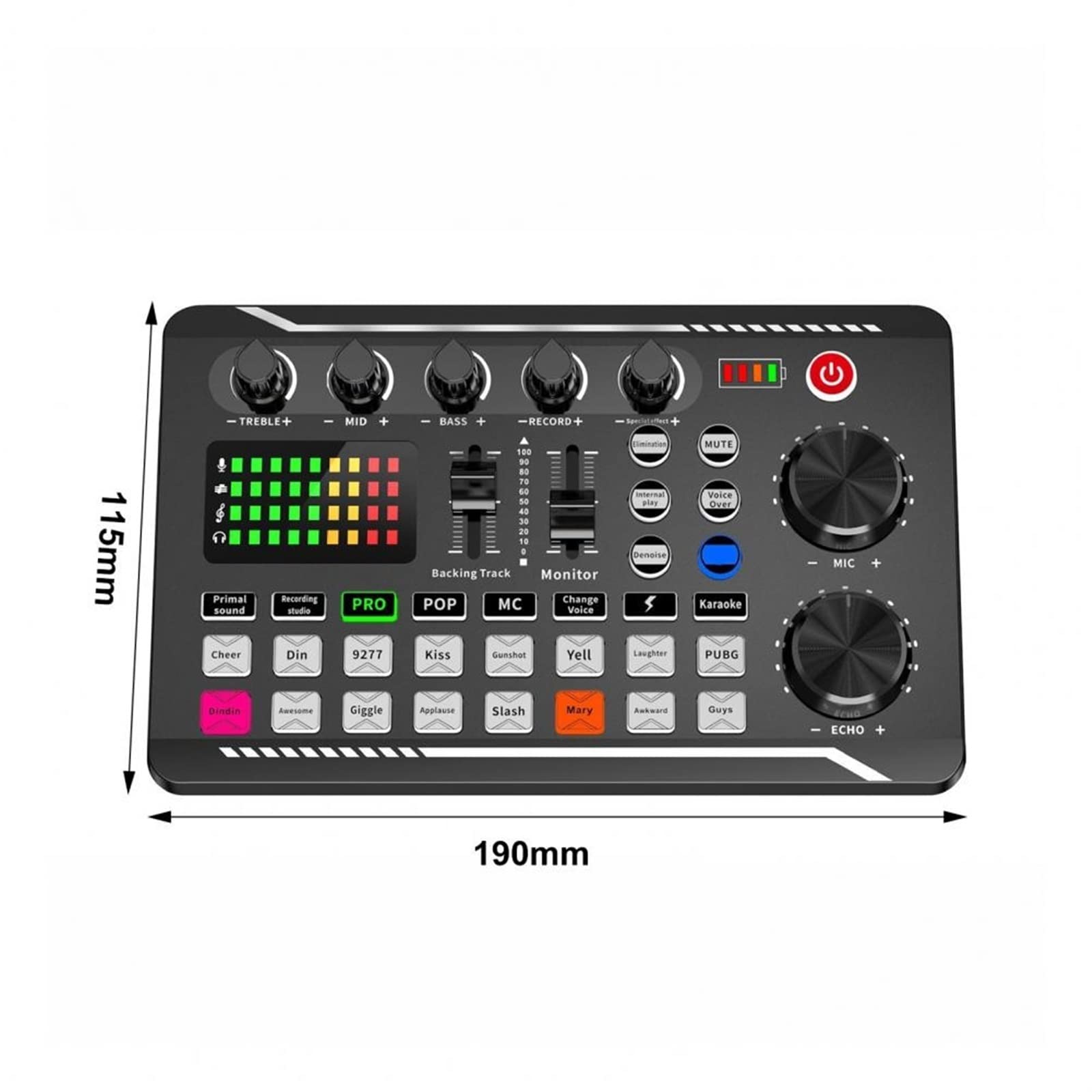 Amazon.com: Professional Audio Mixer, Multifunction Durable Useful
