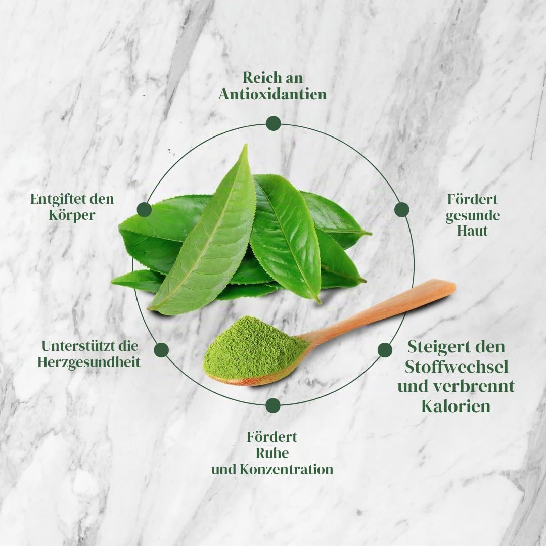 La Natura Lifestyle BIO Mighty Matcha, 80 Teekapseln aus Aluminium, kompatibel mit Nespresso®³ Kapselmaschinen, reines Naturprodukt, köstlicher Matcha auf Knopfdruck, made in switzerland