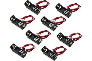 8 Pack A23 Battery Holder Bundle - Storage Case w/ Wire Leads...