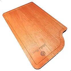 Tábua De Corte Madeira Teca Para Cuba Gourmet Stillus 50X40