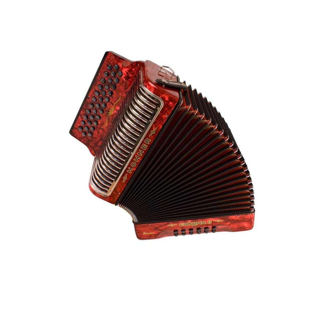 Amazon.com: Hohner Corona Xtreme II 34 Pearloid, 31 Treble and 12